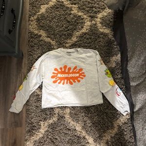 Cropped Vintage Nickelodeon Long Sleeve